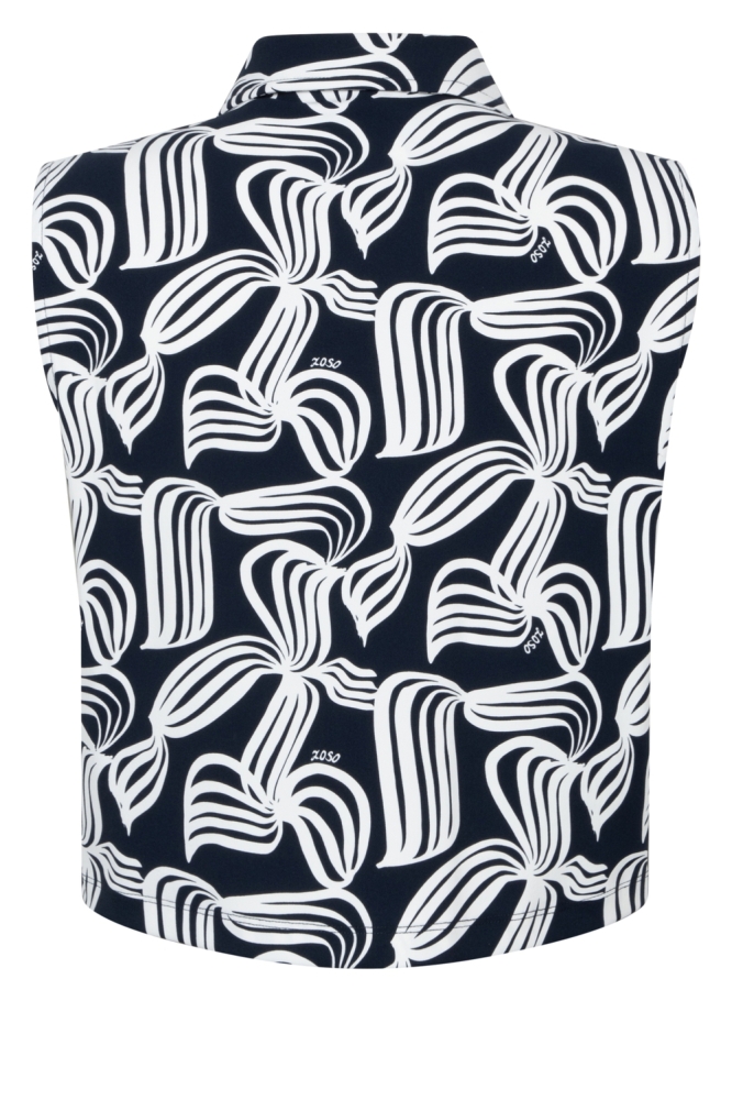 DONNA 252 0008-0016 navy/white
